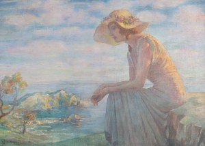 Eugeniusz Urbański-Nieczuja (1877-1955), Rozmyślając nad brzegiem morza
