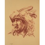 Bolesław Cybis (1895, Vilnius - 1957, Trenton), Recueil « Folio One » de dessins d'Amérindiens