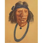 Bolesław Cybis (1895, Vilnius - 1957, Trenton), Recueil « Folio One » de dessins d'Amérindiens