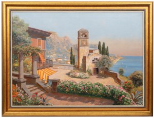 Gottfried Arnegger (1908 Wiedeń - 1943), Capri. Piazza Umberto