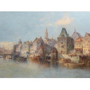 Karl Kaufmann (1843 Neuplachowitz – 1905 Wien), Stadtansicht