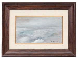Jerzy Skrebec (1926 Łódź-1995 Gdańsk), Morze zimą