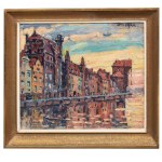 Ignacy Mazurek (1880–1950), Gdańsk. On the Motława River