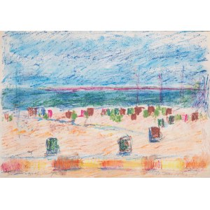 Maria Dawska (1909 Tłumacz k. Stanisławowa - 1993 Warszawa), Sopot Morze, 1978 r.