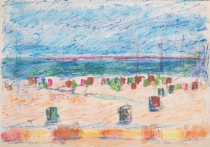 Maria Dawska (1909 Tłumacz k. Stanisławowa - 1993 Warszawa), Sopot Morze, 1978 r.