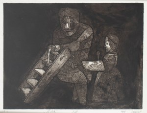 Stasys Eidrigevicius (ur. 1949 Mediniškiai/Litwa), Miód, 1998 r.