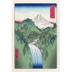 Utagawa Hiroshige (1797–1858), View of Mount Fuji in the Izu Mountains, from the series *Thirty-Six Views of Mount Fuji*, published by Adachi, Tokyo, Japan, 1976.
