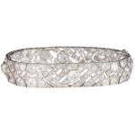 Diamond bracelet, France, Art Deco, 1920s–1930s