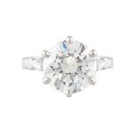 Contemporary solitaire ring