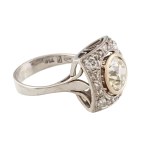 Diamond ring, second half of the 20th century