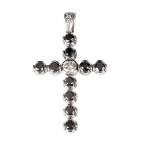 Cross-shaped pendant, contemporary