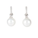 Pearl and Diamond Earrings - Versatile, Contemporary