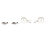 Pearl and Diamond Earrings - Versatile, Contemporary