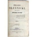 DZIEDUSZYCKI - ZBIGNIEW OLEŚNICKI, published 1853–1854, vols. 1–2 [complete set]