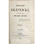 DZIEDUSZYCKI - ZBIGNIEW OLEŚNICKI, published 1853–1854, vols. 1–2 [complete set]