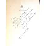 NIENACKI - SUMIENIE, 1st edition, with a dedication and the author's autograph!