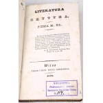 GRABOWSKI - LITERATURE AND CRITICISM, Part 3, Vilnius 1838