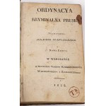 PRUSKÝ TRESTNÍ ZÁKONÍK, vydání z roku 1828
