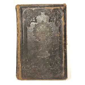 DUNIN - KSIĄŻKA DO NABOŻEŃSTWA 1864 skóra z epoki