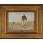 Adam SETKOWICZ (1876–1945), "After the Hay Harvest—Landscape with a Shrine"