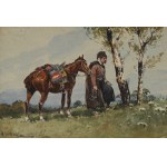Adam SETKOWICZ (1876–1945), "Cossack on Horseback"