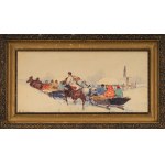 Adam SETKOWICZ (1876–1945), "A Sleigh Ride Near Kraków"