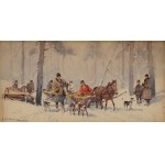 Adam SETKOWICZ (1876–1945), "A Trip to the Forest"