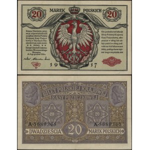 Polska, 20 marek polskich, 9.12.1916, Generał, biletów, A