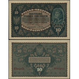 Poland, 10 Polish marks, August 23, 1919, II-CL