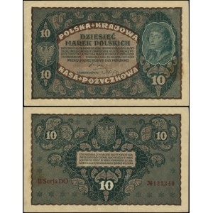Poland, 10 Polish stamps, August 23, 1919, II-DO