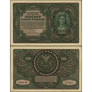 Poland, 500 Polish marks, August 23, 1919, II-AE