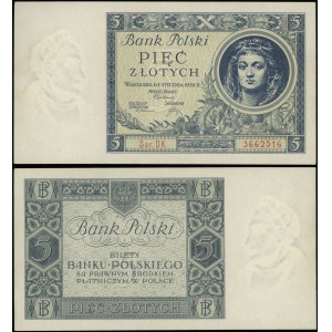 Polska, 5 złotych, 2.01.1930, DK