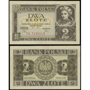 Poland, 2 zlote, February 26, 1936, CN