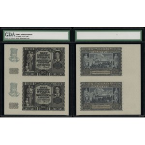 Poland, 2 x 20 zlotych, March 1, 1940, unfinished print