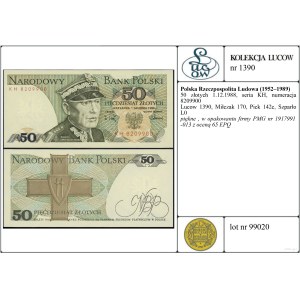 Poland, 50 złotych, Dec. 1, 1988, KH