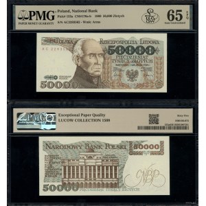 Polonia, 50.000 zloty, 1° dicembre 1989, AC