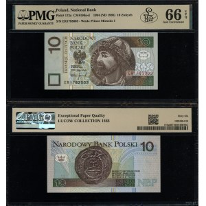 Poland, 10 zlotych, March 25, 1994, ER