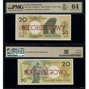 Poland, 20 zlotych, March 1, 1990