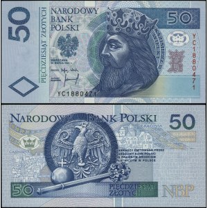 Poland, 50 złotych, March 25, 1994, YC