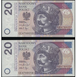 Poland, set: 2 x 20 zlotych, March 19, 2025, CE