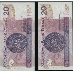 Poland, set: 2 x 20 zlotych, March 19, 2025, CE