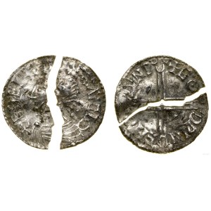England, long cross denarius (997–1003), London, minted by Godwine