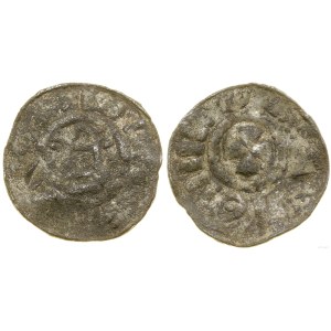 Nemecko, krížový denár (alebo napodobenina), 10./11. storočie