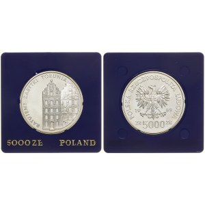 Poland, 5,000 zlotys, 1989, Warsaw