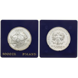 Poland, 5,000 zlotys, 1989, Warsaw