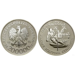 Polonia, 200.000 zloty, 1991, Varsavia