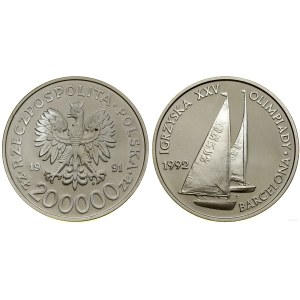 Poland, 200,000 zlotys, 1991, Warsaw