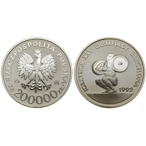 Poland, 200,000 zlotys, 1991, Warsaw