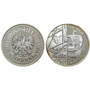 Polonia, 200.000 zloty, 1992, Varsavia