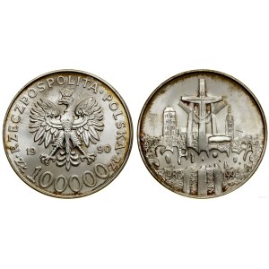 Polska, 100.000 złotych, 1990, USA